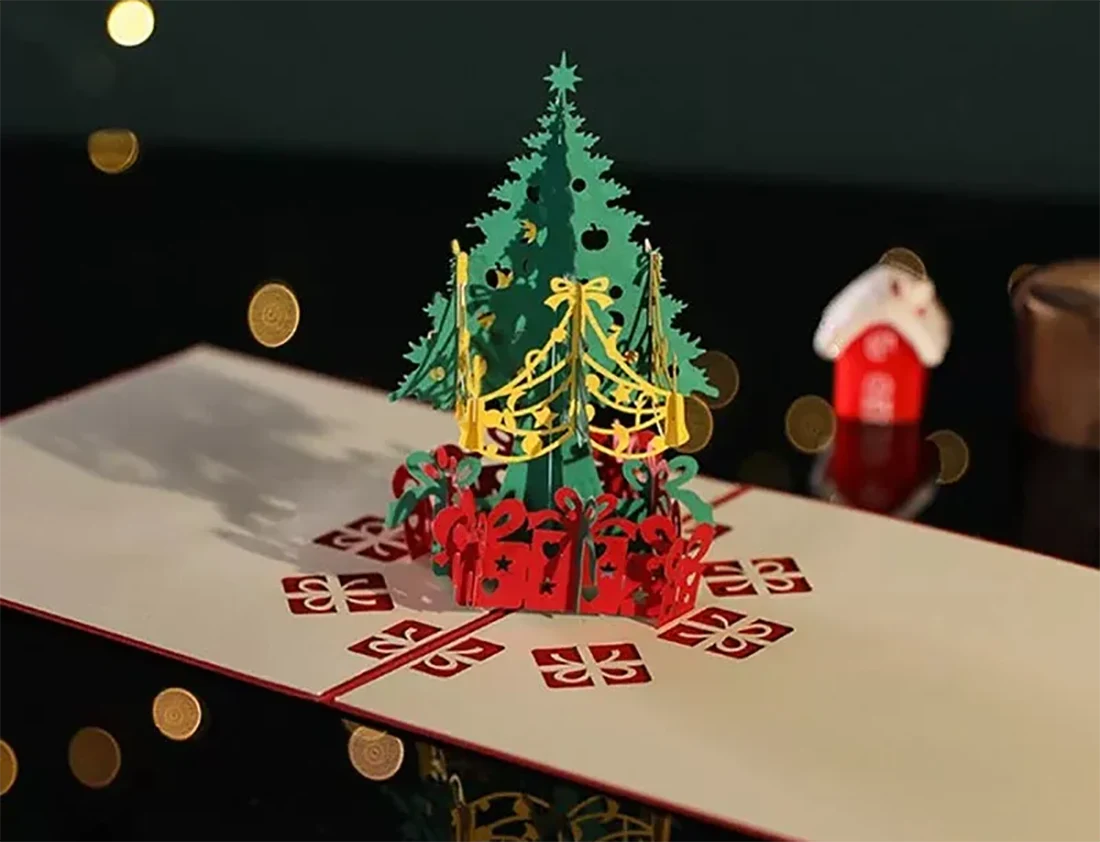 Christmas 3D paper card